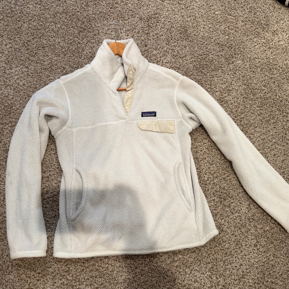 Patagonia Women's Cream Cowl Neck Sweater
